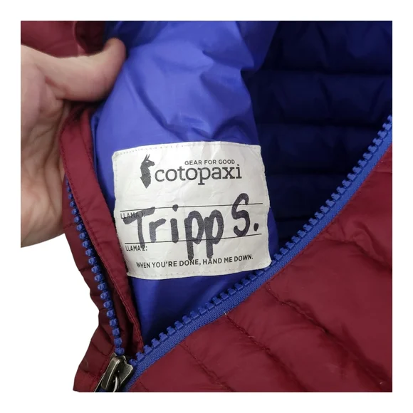 Kids' Maroon and Orange Jacket by - Picture 4 of 5